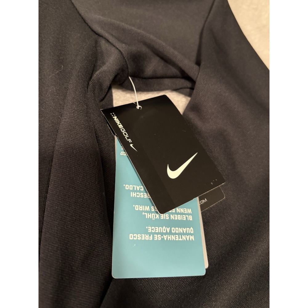 Nike Golf Women's 1/4 Zip Black Pullover Sweatshirt Dri Fit Size Large LOGO - Picture 4 of 11